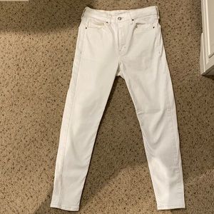 TopShop Jamie White Skinny Jeans